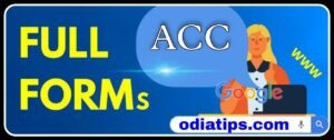 ACC Full form in English