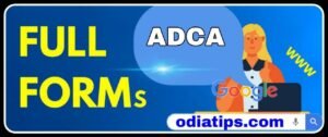 ADCA Full form in English
