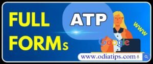 What are the full forms of ATP?